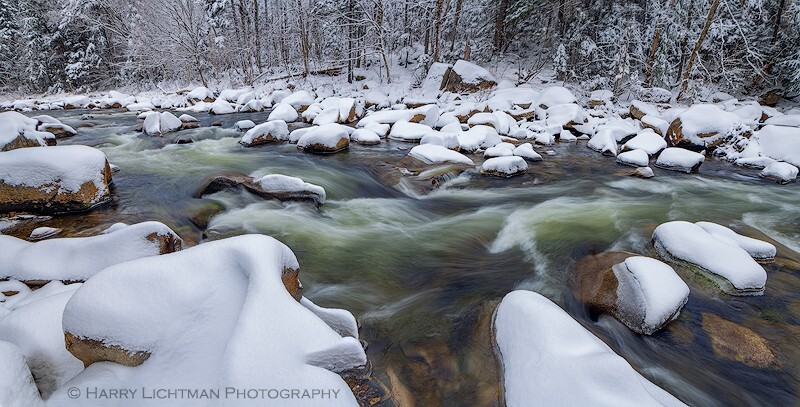 Winter's Snake - New Hampshire Mountains - Streams - Lakes - & Rivers