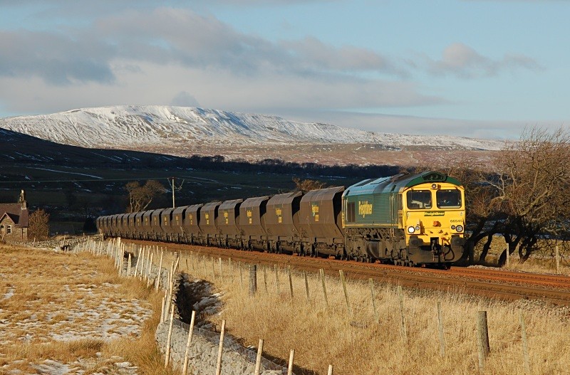 10.12.08 66545 6E73 Chalmerston - West Burton, Selside - Around Selside
