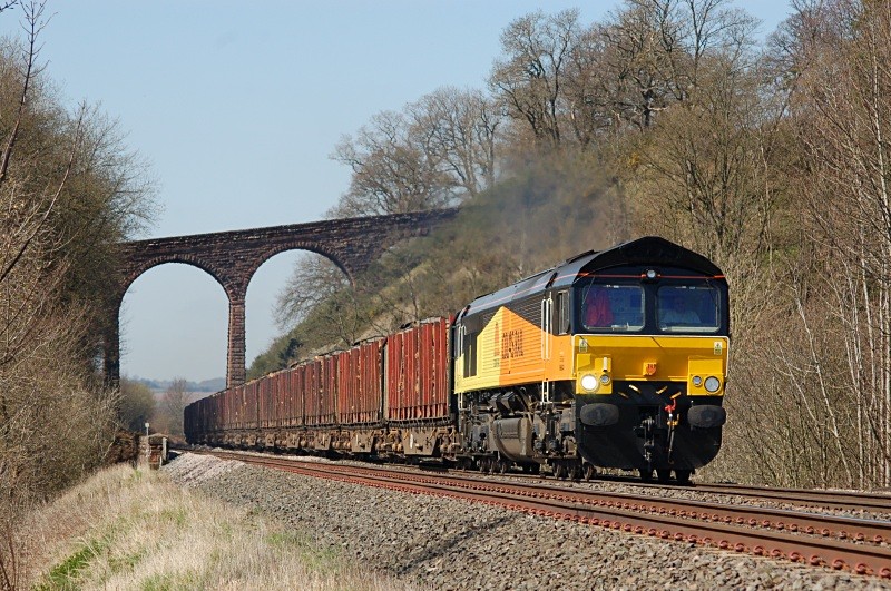 14.4.10 - 66843 6J37 Carlisle - Chirk, Newbiggin - Newbiggin