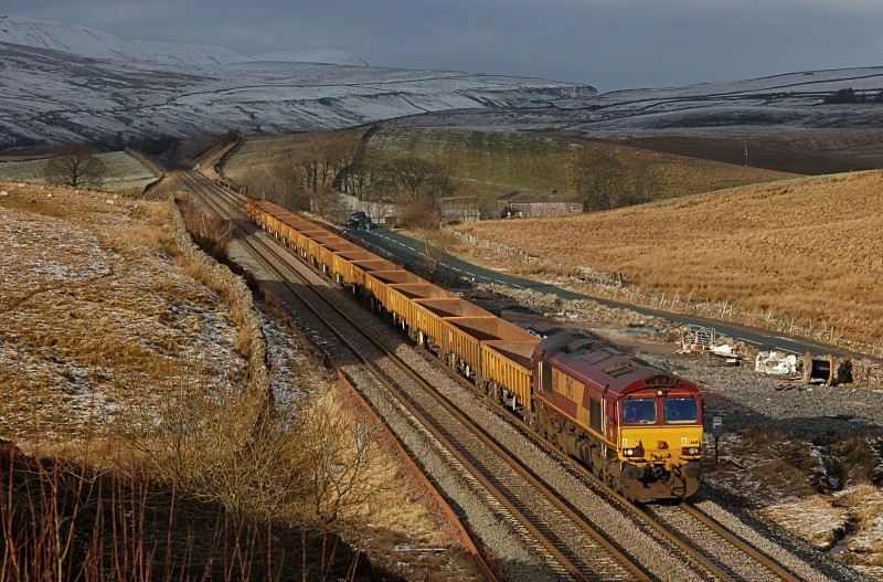 23.1.09 66111 6K05 Carlisle - Crewe, Shotlock Hill - Shotlock Hill