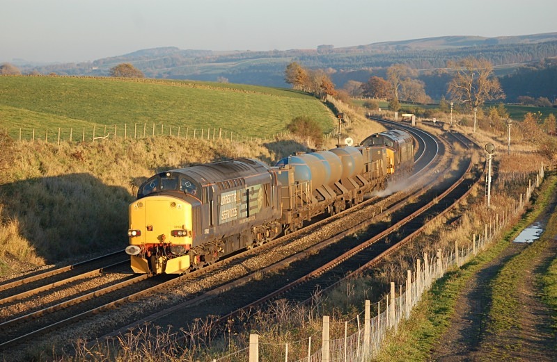 4.11.12 - 36602 & 37609 3S77 Tursdale Jun - Carlisle RHTT, Whitchester - Tyne Valley