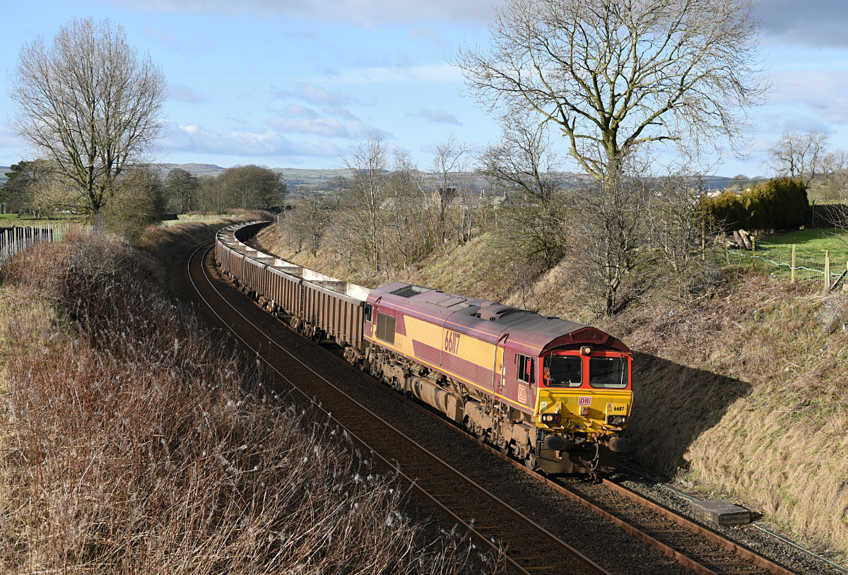 JL - 2.2.18 66117 6E95 Kirkby Thore - Hull CT, Long Preston - Latest shots
