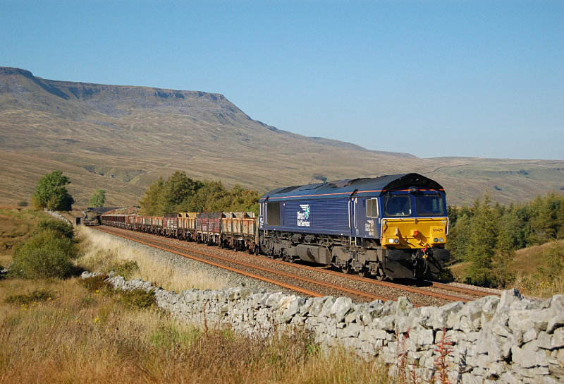 JL - 2.10.15 66426 6K05 Carlisle - Crewe, Ais Gill MP260 - Ais Gill - Milepost 260