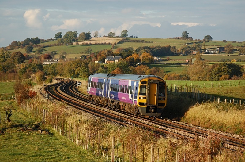 19.10.12 - 158817 16.18 Carlisle - Leeds, Langwathby - Langwathby
