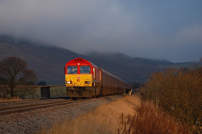 19.11.13 - 66118 6E77 Hunterston - West Burton, Shaw Paddock - (Pete) Shaw Paddock