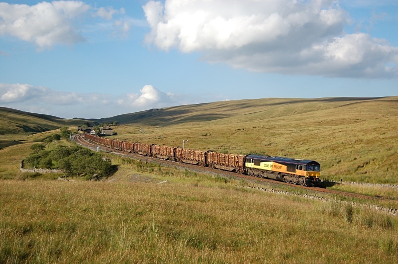 10.8.12 - 66848 6Z70 Ribblehead - Chirk, Blea Moor - Blea Moor