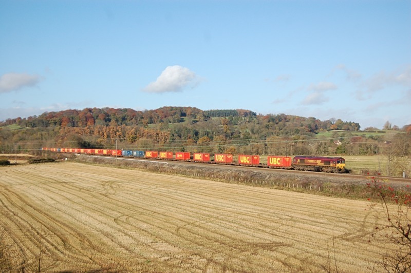 10.11.12 - 66053 6E62 Carlisle Yard - Tees Dock, Westwood - Tyne Valley