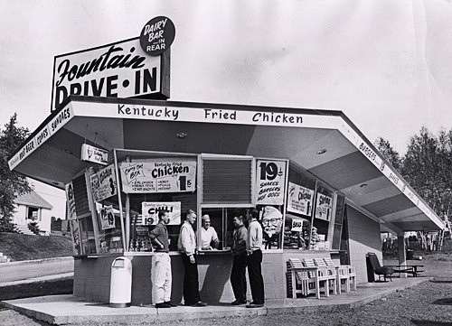 1960 drive in restaurant - Out and About
