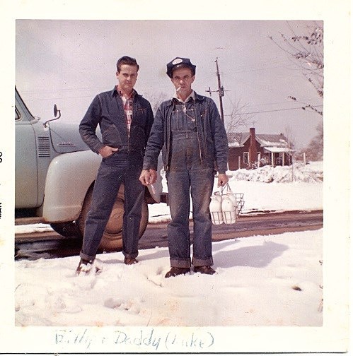 milkmen in 1960 - At Work