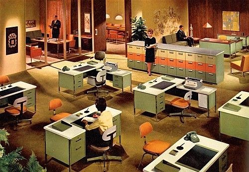 1960s Office - At Work