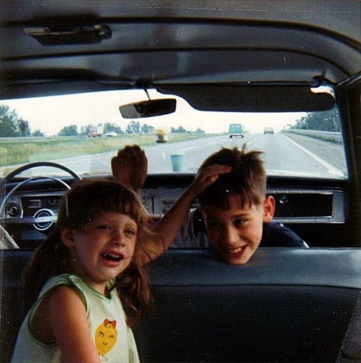 1968 road trip - On Vacation