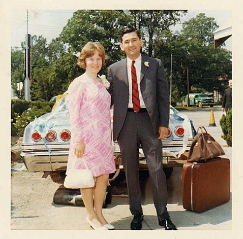 Headed to honeymoon 1967 - On Vacation