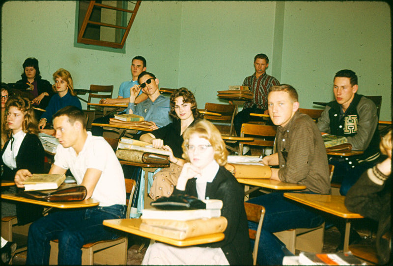 1962 high school classroom - School Days