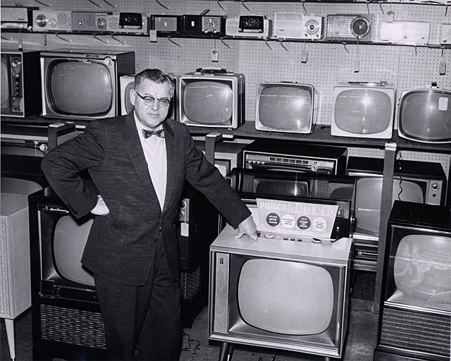 1968 television store