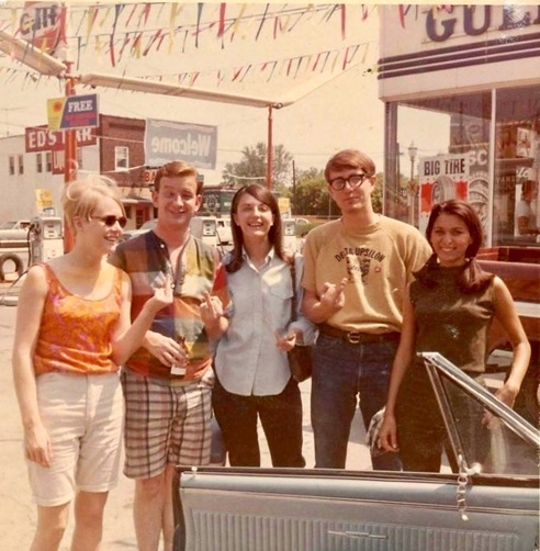 Gulf station in the late 60s - Out and About