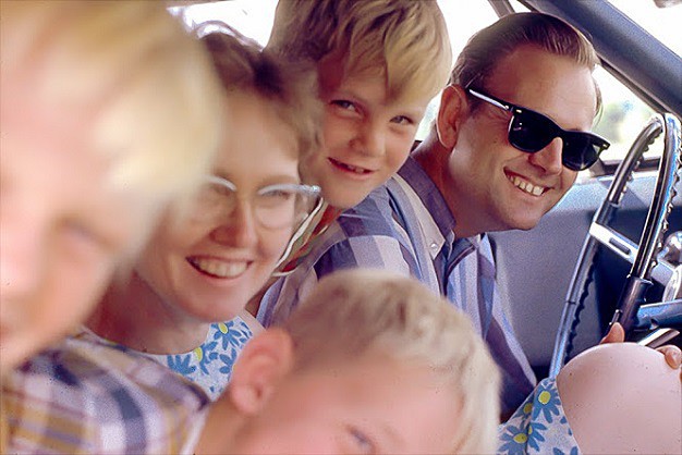 1968 road trip - On Vacation
