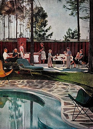 Mid-Century pool party - Home & Family