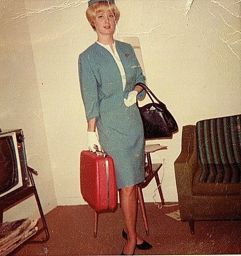 60s stewardess - At Work