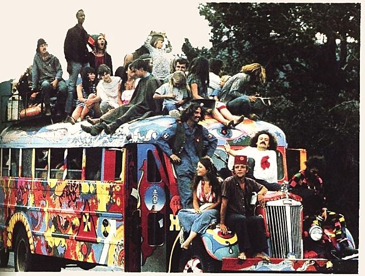 Hippie Bus - 60s counter-culture