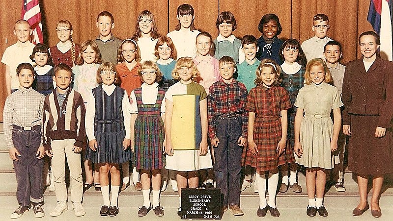 1966 class picture - School Days