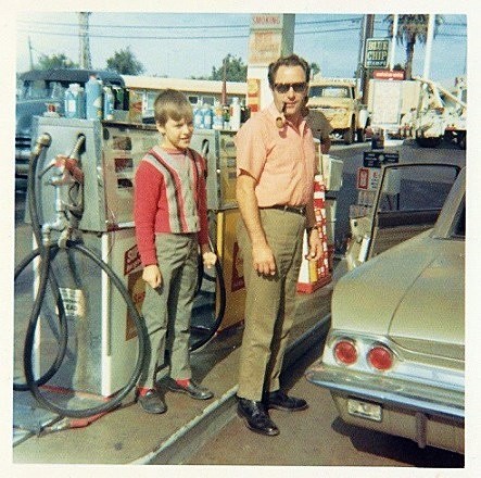 1969 gas station - Out and About