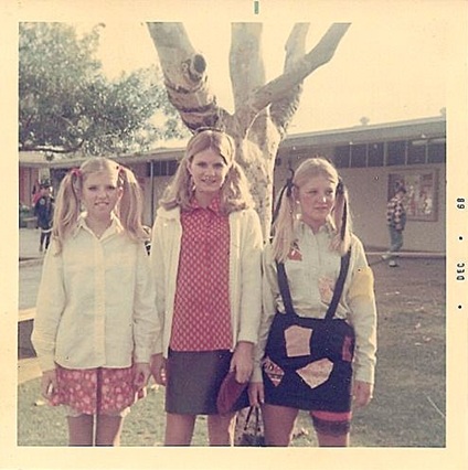 High school girls in 1968 - School Days