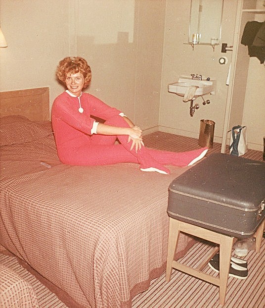 Motel Room Yellowstone 1966 - On Vacation