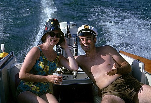 1960s boating - On Vacation
