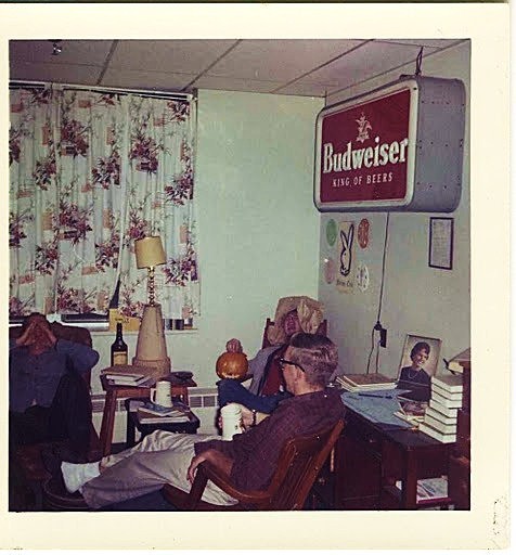 Univ of Maine dorm room 1963 - School Days