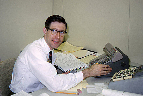 Office Worker 1965 - At Work