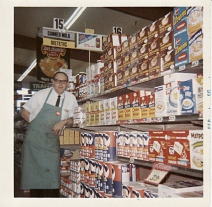 1966 supermarket - At Work