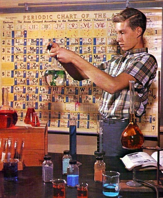 high school science class 1967 - School Days