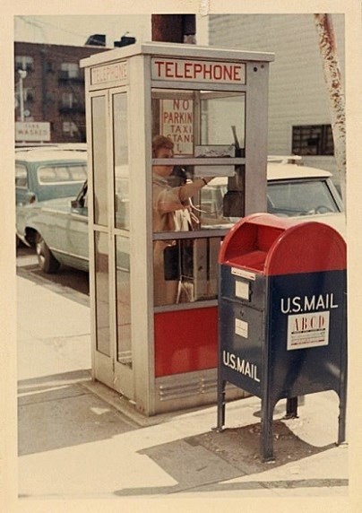 60s phone booth - Out and About