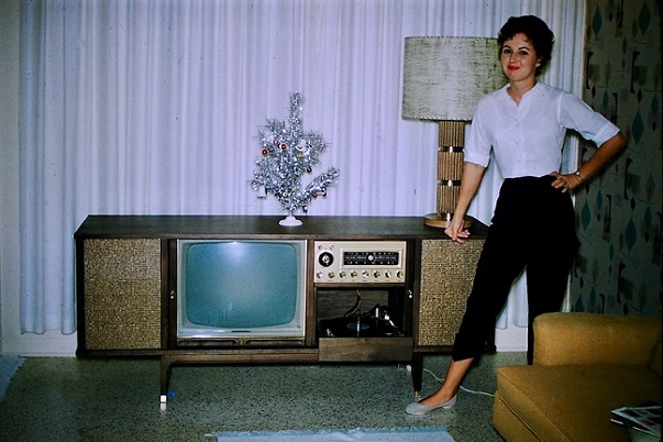 Mid century TV console - Home & Family