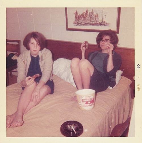 1965 motel room - On Vacation