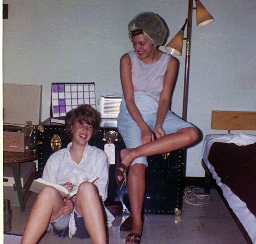 1965 college dorm room - School Days