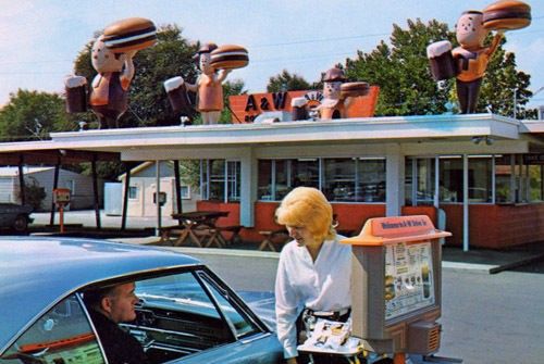A & W drive-in - Out and About