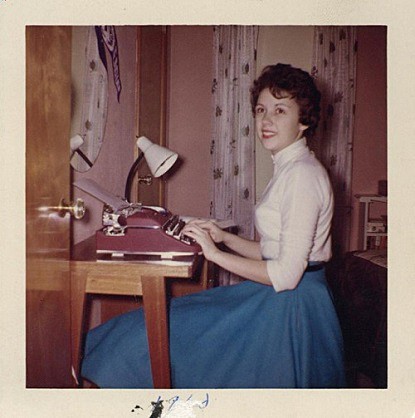 Doing Homework in 1960 - School Days