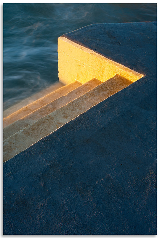 05116215 - Bathing pool steps - Guernsey Landscapes - Visions Gallery