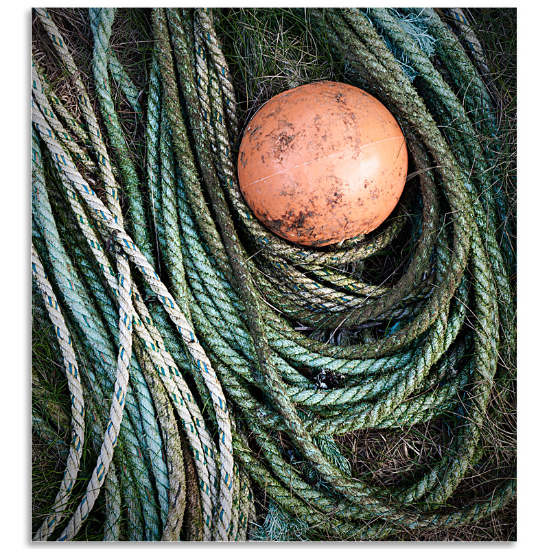 02142280 - Fishing gear, Saints Landing - Guernsey Landscapes - Visions Gallery