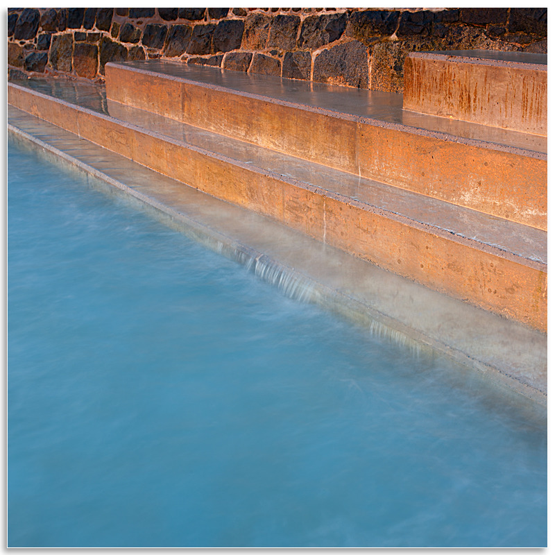 05116175 - Bathing pool steps - Guernsey Landscapes - Visions Gallery