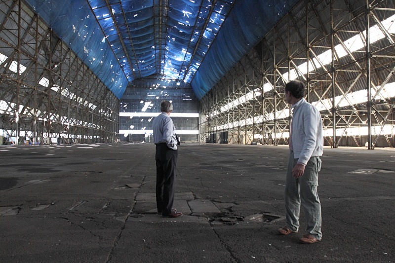 Inside Shed 1, Cardington - The Cardington Sheds