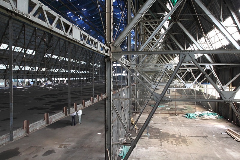 Inside Shed 1, Cardington - The Cardington Sheds