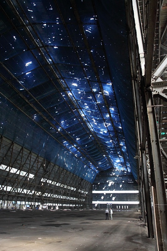 Inside Shed 1, Cardington - The Cardington Sheds