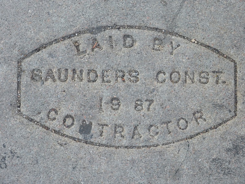Denver, Colorado sidewalk - Sidewalk Imprints