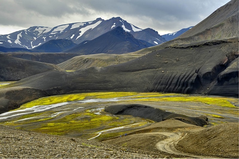 HDR path to the glacier - Iceland