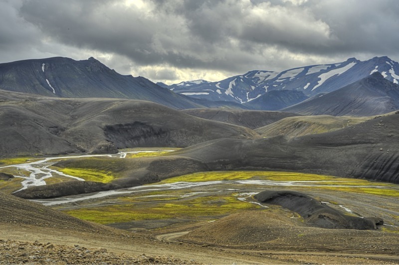 HDR inner valey - Iceland