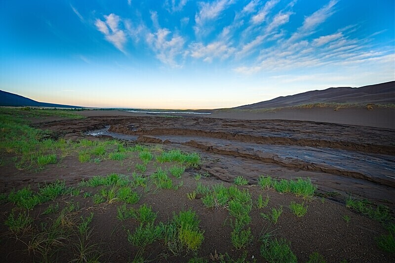 Sand Dunes sunrise - National Parks