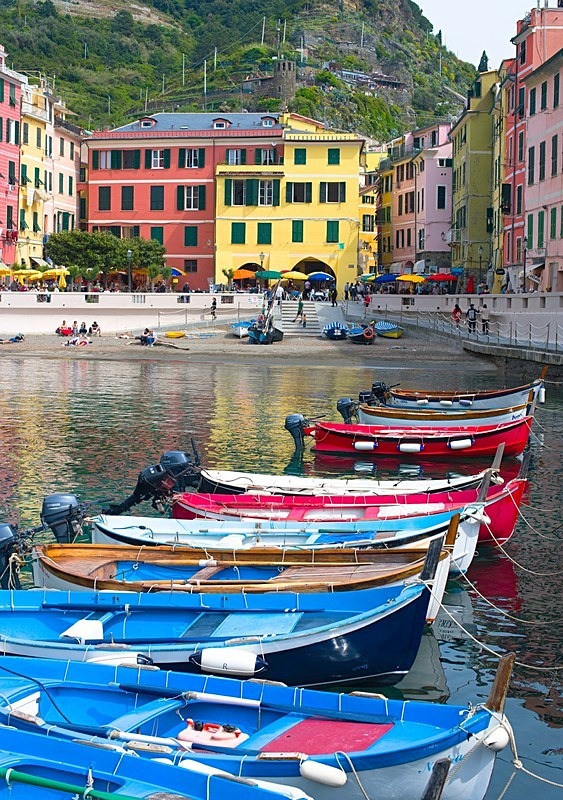Riomaggiore fishing boats - Italy