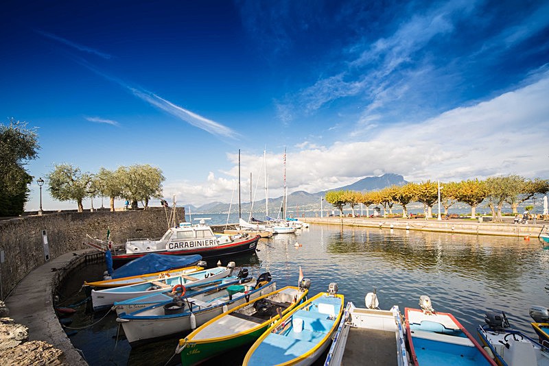 Garda lake promenade - Italy